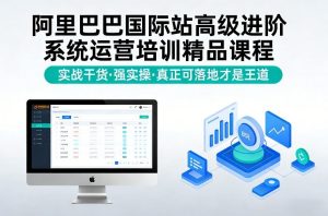 阿里巴巴国际站高级进阶系统运营培训精品课程，实战干货，强实操，真正可落地才是王道-副业网创