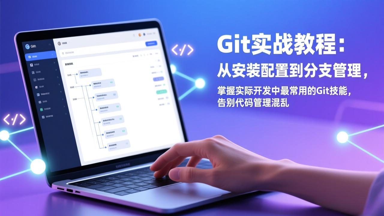 Git实战教程：从安装配置到分支管理，掌握实际开发中最常用的Git技能，告别代码管理混乱-副业网创