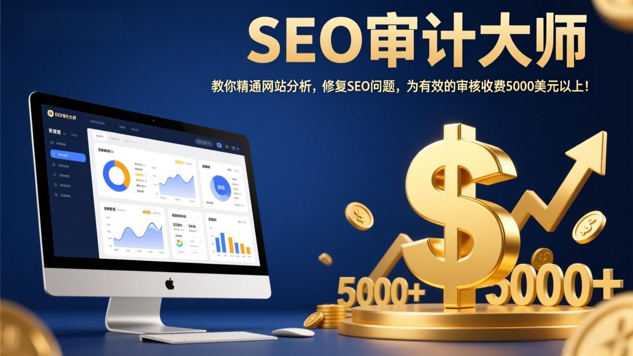 SEO审计大师：教你精通网站分析，修复SEO问题，为有效的审核收费5000美元以上！-副业网创