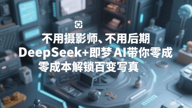 不用摄影师、不用后期，DeepSeek+即梦AI带你零成本解锁百变写真！-副业网创