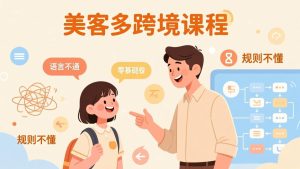 怕语言不通、怕不懂规则？零基础小白也能做的美客多跨境课，手把手带你美客多开店稳赚-副业网创