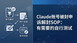 Claude账号被封申诉解封SOP：有需要的自行测试-副业网创