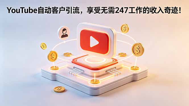 YouTube 自动客户引流，享受无需 247 工作的收入奇迹！【原创双语字幕】-副业网创