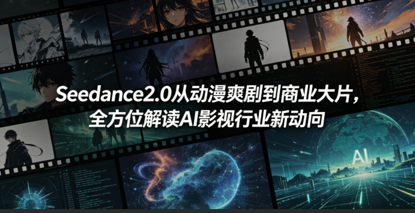 Seedance2.0从动漫爽剧到商业大片，全方位解读AI影视行业新动向-副业网创
