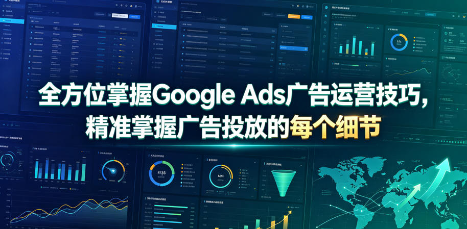 全方位掌握Google Ads广告运营技巧，精准掌握广告投放的每个细节【原创双语字幕】-副业网创