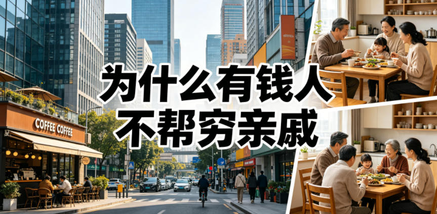 付费文章:为什么有钱人不帮穷亲戚?-副业网创