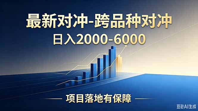 跨品种对冲震撼首发！日收益2000-6000+，项目绿色长久，安全稳健，合规靠谱，可批量放大-副业网创