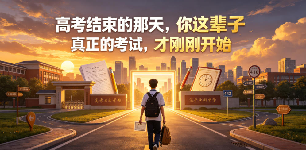 付费文章:高考结束的那天,你这辈子真正的考试,才刚刚开始-副业网创