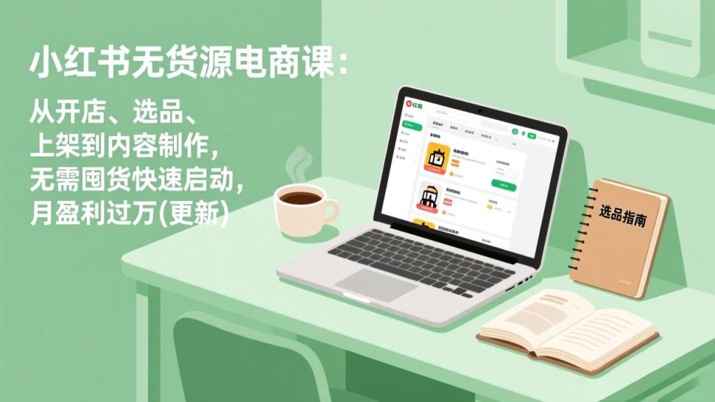 小红书无货源电商课(6月22更新-副业网创