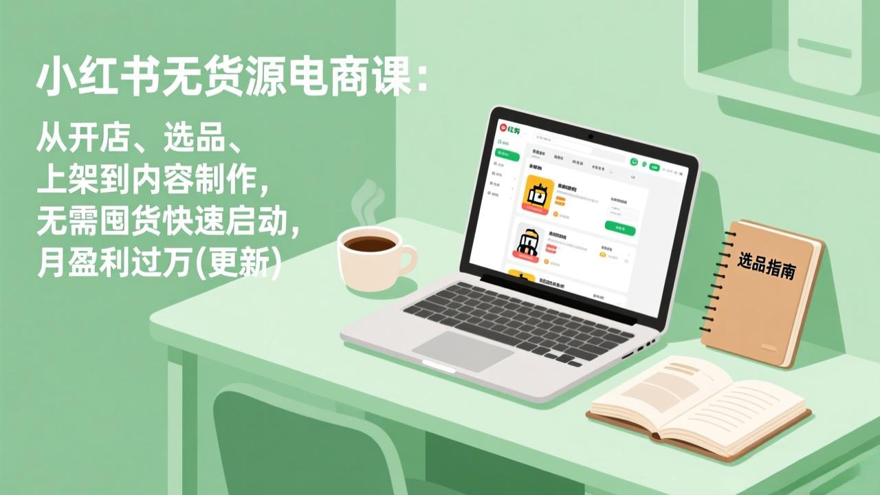小红书无货源电商课(6月22更新-副业网创