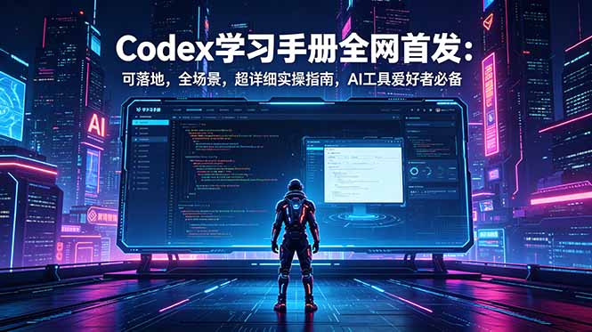 Codex学习手册全网首发:可落地,全场景,超详细实操指南,AI工具爱好者必备-副业网创