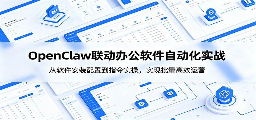 OpenClaw自动化实操课：从软件安装配置到指令实操，实现批量高效运营-副业网创