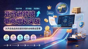 亚马逊0-1孵化特训营8期：从注册风控到稳定日出千单实战，规避审核封店风险，标准化执行流程落地-副业网创
