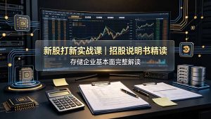 付费文章：新股打新实战课｜招股说明书精读，存储企业基本面完整解读-副业网创