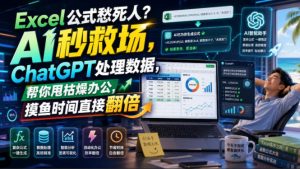 Excel公式愁死人？AI秒救场，ChatGPT处理数据，帮你甩枯燥办公，摸鱼时间直接翻倍【原创双语字幕】-副业网创