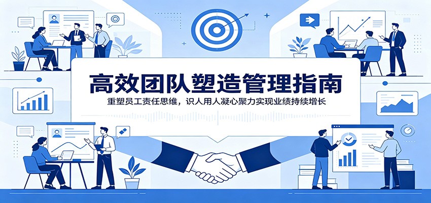 高效团队塑造管理指南：重塑员工责任思维，识人用人凝心聚力实现业绩持续增长-副业网创