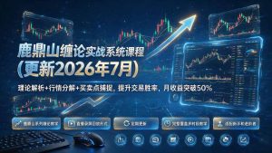 鹿鼎山缠论实战系统课程(更新26年7月-副业网创