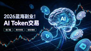 2026全新风口副业|AI智能Token交易,空闲时间轻松 賺 收益,无需全天盯盘【揭秘】-副业网创