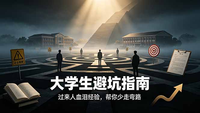 付费文章:大学生避坑指南 ,过来人血泪经验,帮你少走弯路-副业网创