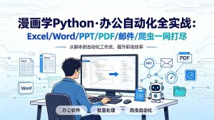 漫画学Python·办公自动化全实战:Excel/Word/PPT/PDF/邮件/爬虫一网打尽-副业网创