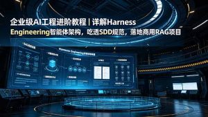 企业级AI工程进阶教程｜详解Harness Engineering智能体架构，吃透SDD规范，落地商用RAG项目-副业网创