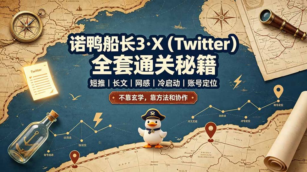 诺鸭船长3·X(Twitter-副业网创