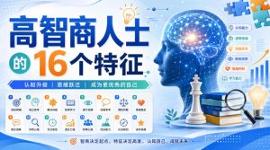 付费文章:高智商人士的16个特征-副业网创