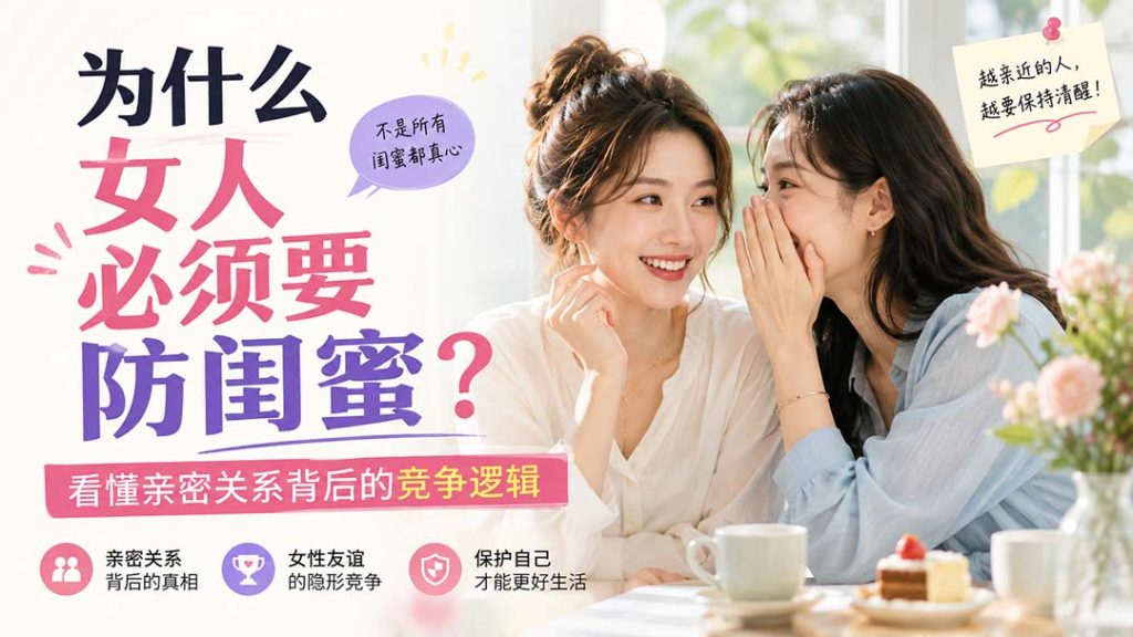 付费文章：为什么女人必须要防闺蜜？看懂亲密关系背后的竞争逻辑-副业网创