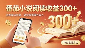全自动番茄挂机玩法，日入300+，操作门槛低，一台电脑即可开展-副业网创