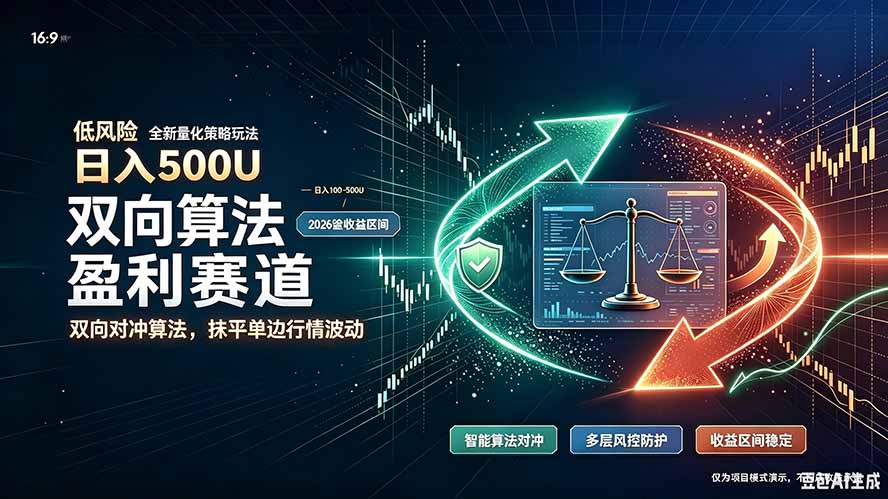 算法对冲/EA量化,日入500刀,躺着赚钱!你把它当做“自动提款机”,它把你就爆了-副业网创