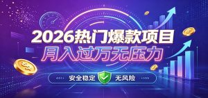 爆款Ai项目，月化过万，无需耗费精力操作，稳健实现每月增收-副业网创