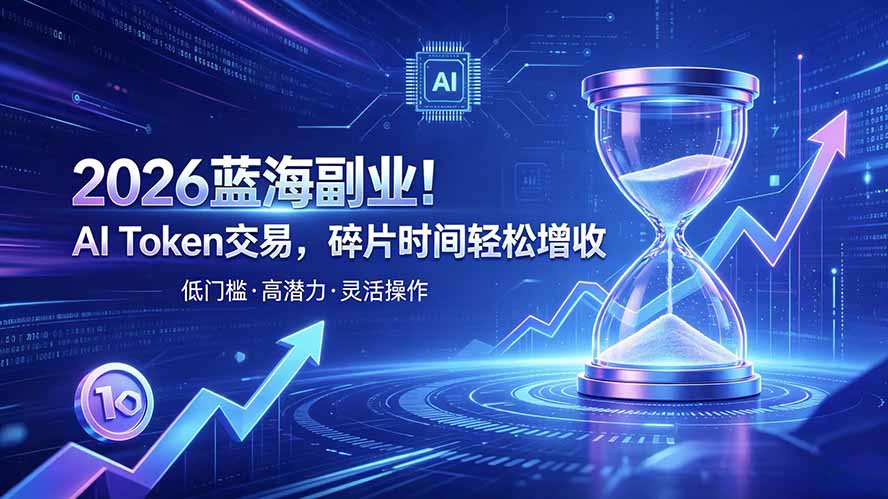 AI Token算力赛道！普通人可入局的数字副业-副业网创