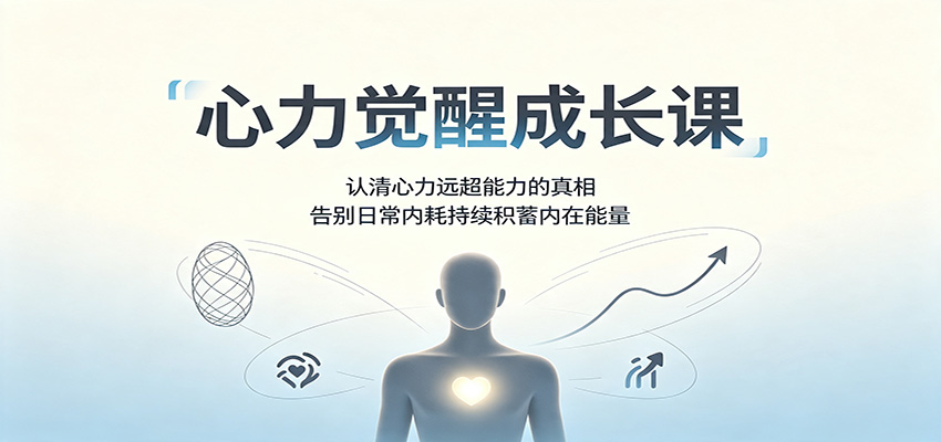 心力觉醒成长课：认清心力远超能力的真相，告别日常内耗持续积蓄内在能量-副业网创