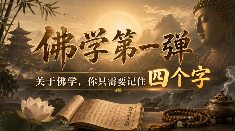 付费文章：佛学第一弹，关于佛学，你只需要记住四个字-副业网创
