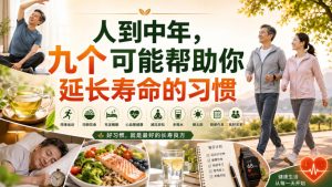 付费文章：人到中年，九个可能帮助你延长寿命的习惯-副业网创