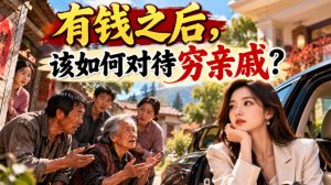 某公众号付费文章：有钱之后，该如何对待穷亲戚？-副业网创