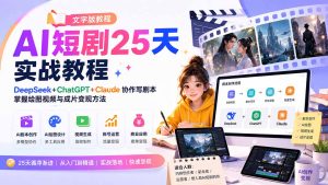 AI短剧25天实战教程(文字版教程-副业网创