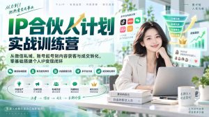 IP合伙人计划实战训练营-更新：从微信私域、账号起号到内容获客与成交转化，零基础搭建个人IP变现闭环-副业网创