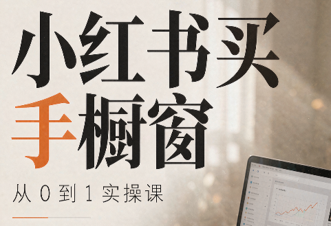 大糖老师·小红书买手橱窗从0到1实操课-副业网创