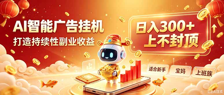 告别手动干活！AI自动化，解锁线上被动收益-副业网创