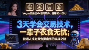 3 天学会 顺势而为交易系统，趋势看得懂、下单有依据：软件自动帮你盯盘，新手也能稳定复利-副业网赚