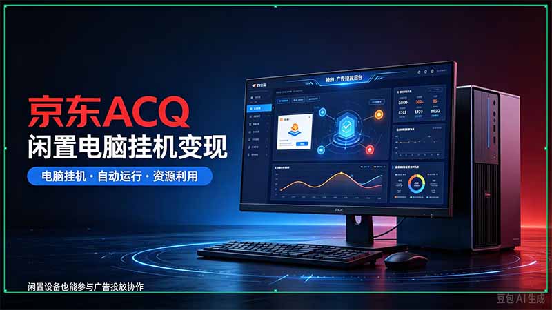 京东ACQ是什么？闲置电脑挂机采集项目拆解-副业网赚