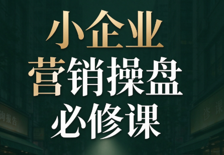马老师·2026中小企业营销操盘必修课-副业网创