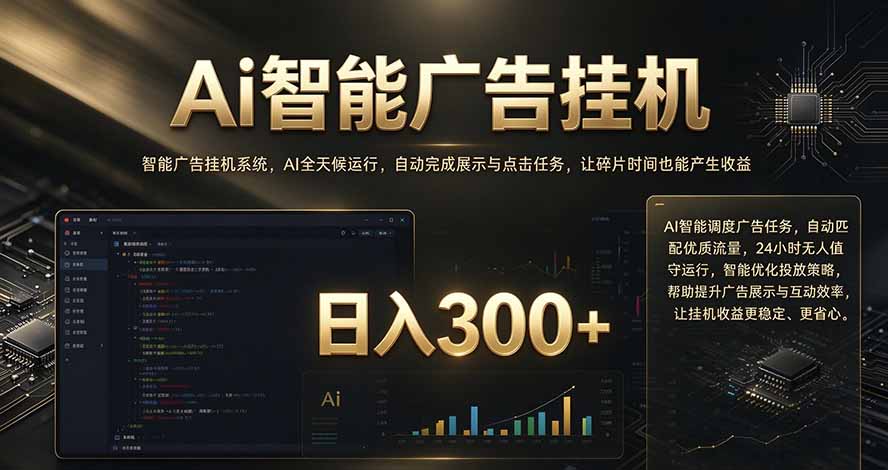 闲置设备别闲置，AI 广告自动化任务，看懂少走弯路-副业网创