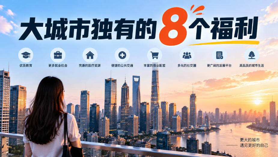 某公众号付费文章：大城市独有的8个福利-副业网创