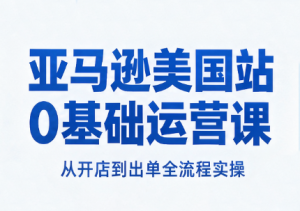 亚马逊美国站0基础运营课-副业网创