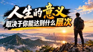 某公众号付费文章：人生的意义，取决于你能达到什么层次-副业网赚