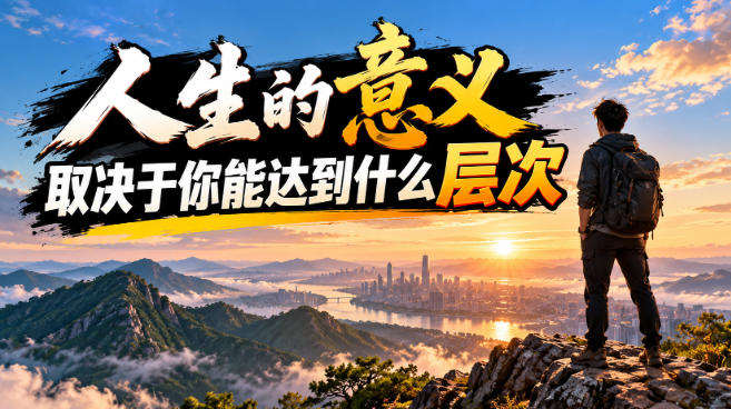 某公众号付费文章：人生的意义，取决于你能达到什么层次-副业网赚