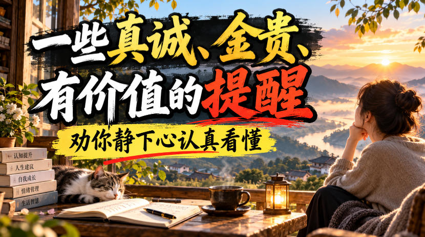 付费文章：一些真诚、金贵、有价值的提醒，劝你静下心认真看懂-副业网创
