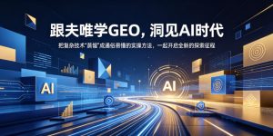 跟夫唯学GEO，洞见AI时代，把复杂技术“蒸馏”成通俗易懂的实操方法，一起开启全新的探索征程(更新26年10月)-副业网赚